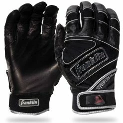 FRANKLIN POWERSTRAP CHROME BATTING GLOVES 20490F