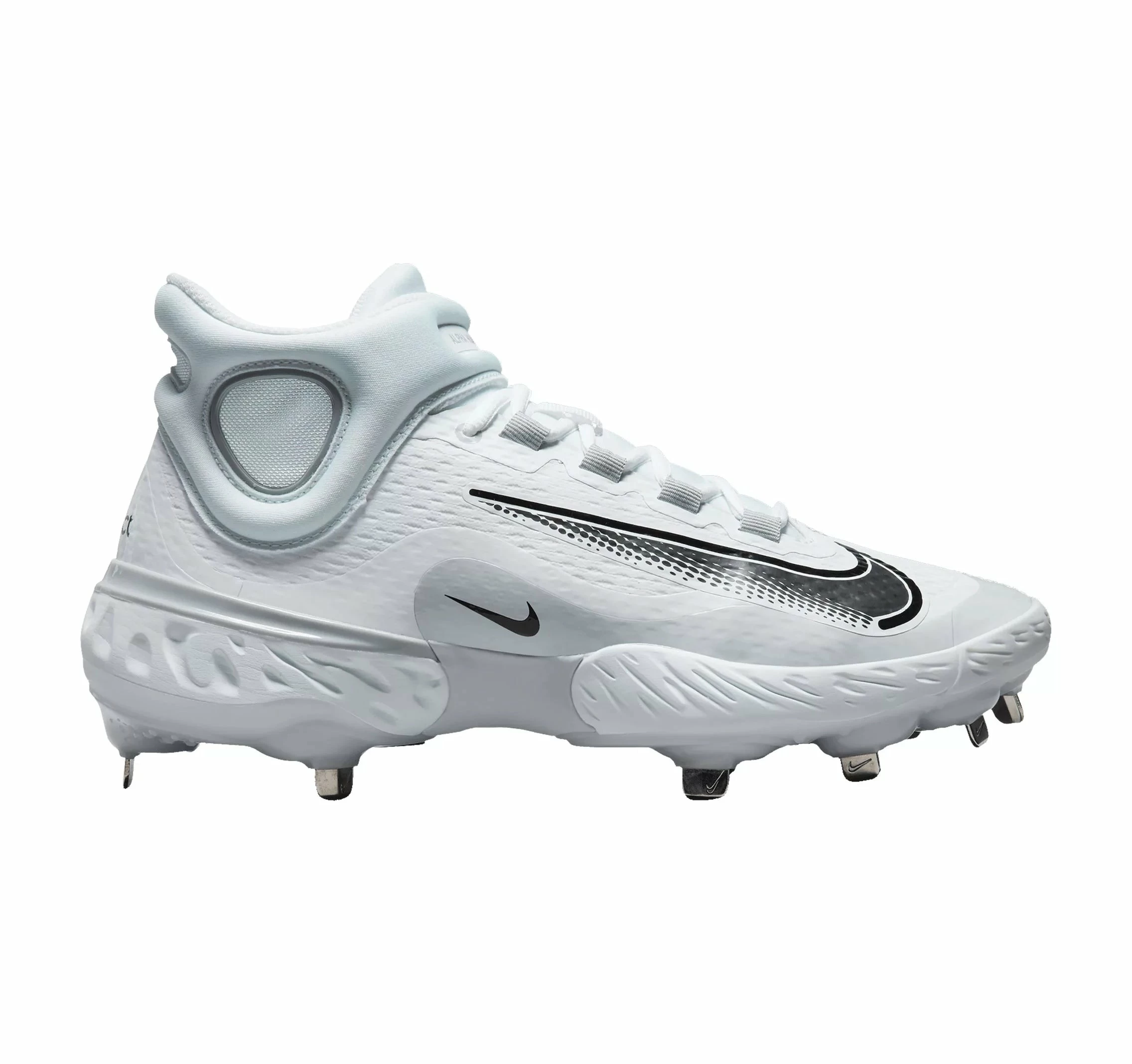 Nike Men's Alpha Huarache Elite 4 Mid Metal Baseball Cleats FD2744