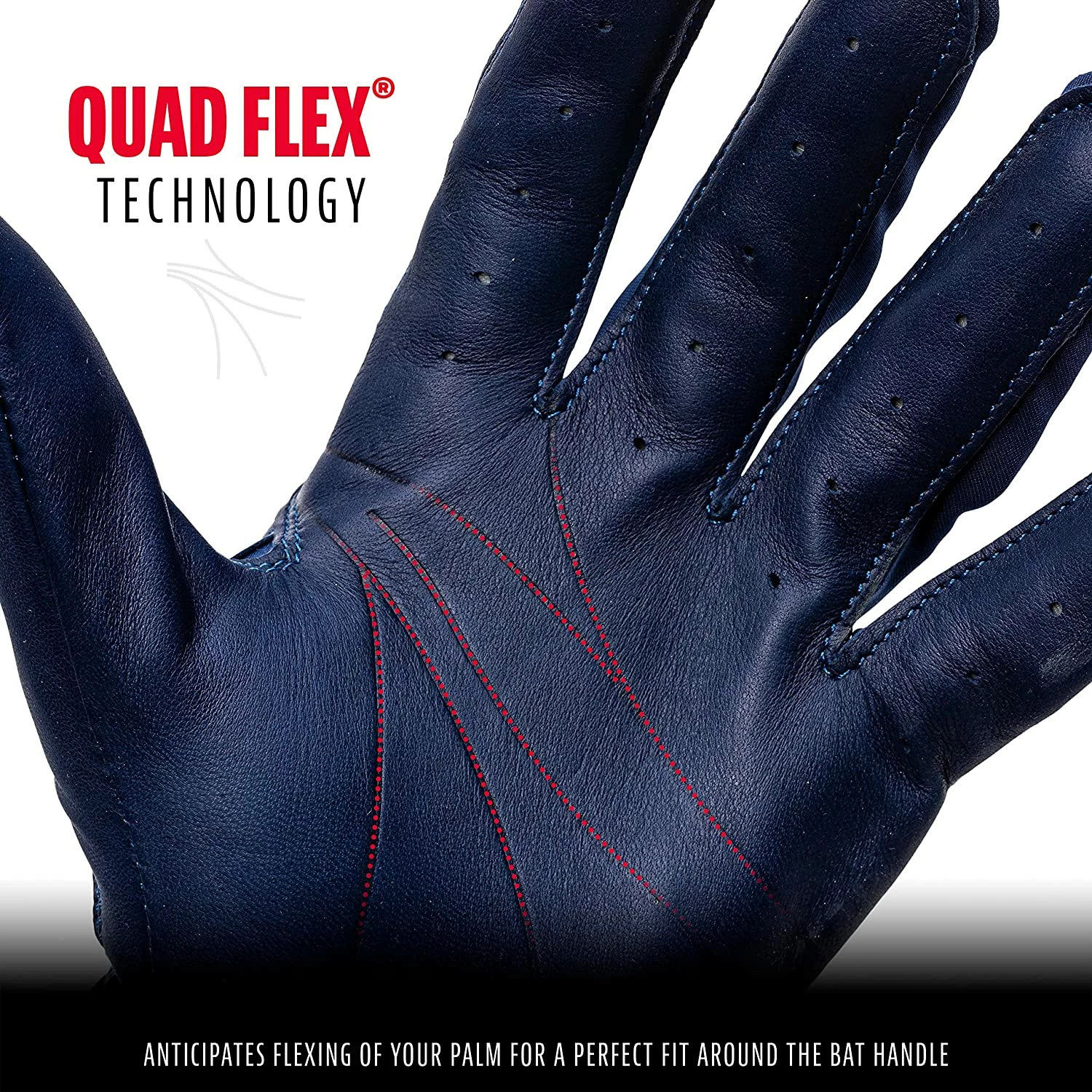 Franklin NATURAL® II HI-LITE BATTING GLOVES - Image 3