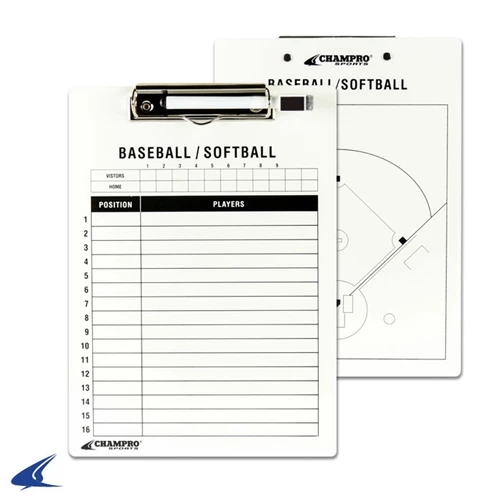 Champro 9 X 12 Inch Baseball / Softball Coach's Board