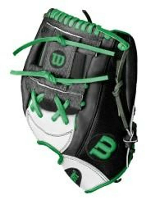 Custom Wilson A2000 1787 Black/Dark Green Snake Skin - BatClub USA Exclusive