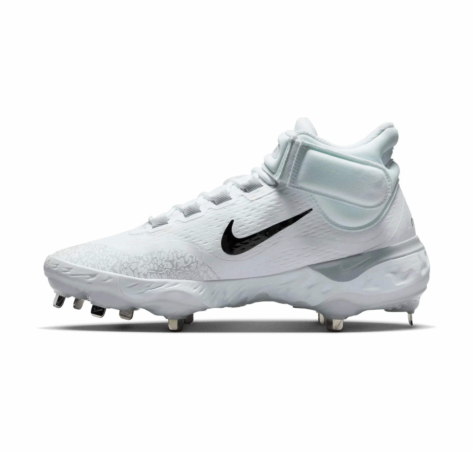 Nike Men's Alpha Huarache Elite 4 Mid Metal Baseball Cleats FD2744 - Image 3
