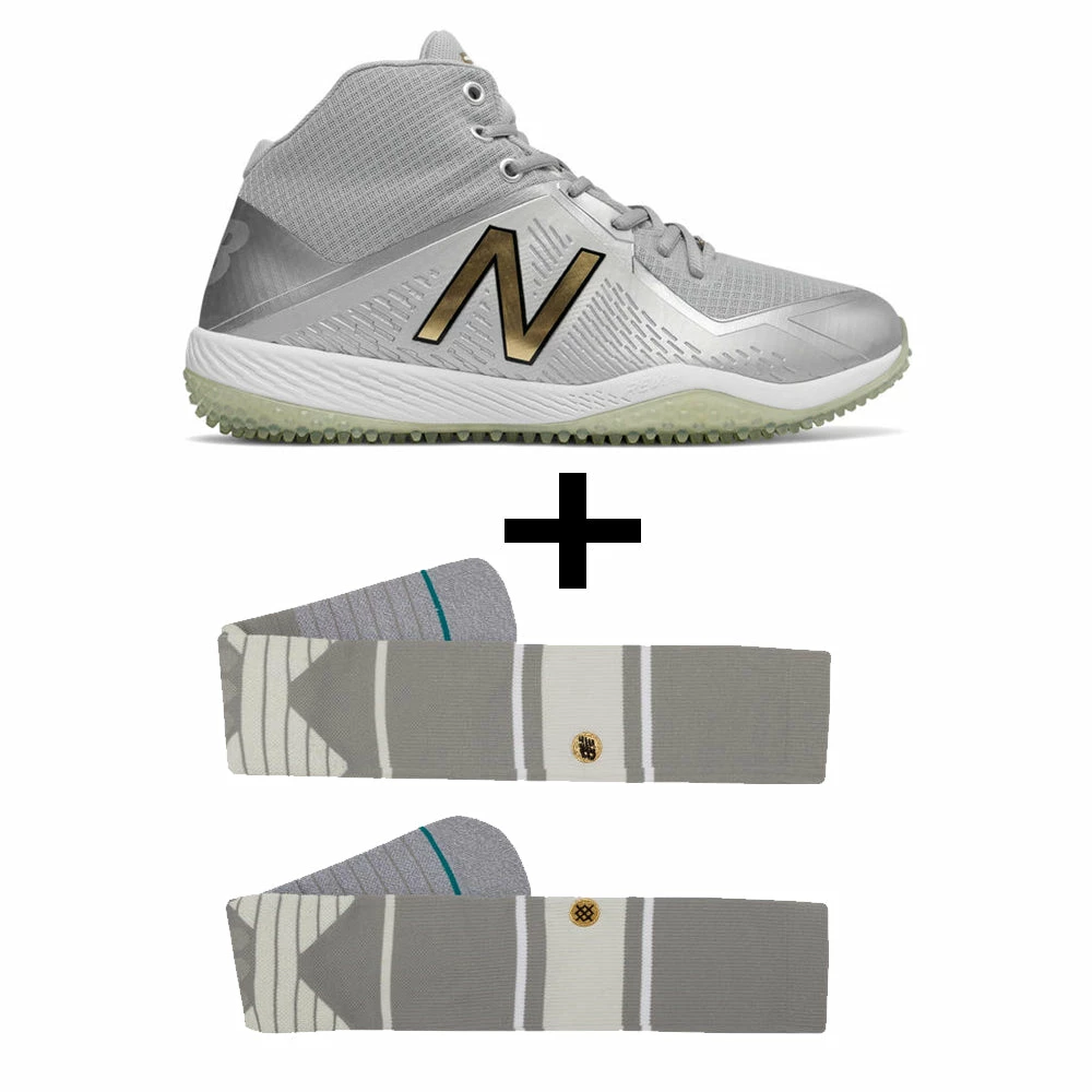 New Balance Stance Turf 4040v4 Shoes And Free NB Socks - Image 3