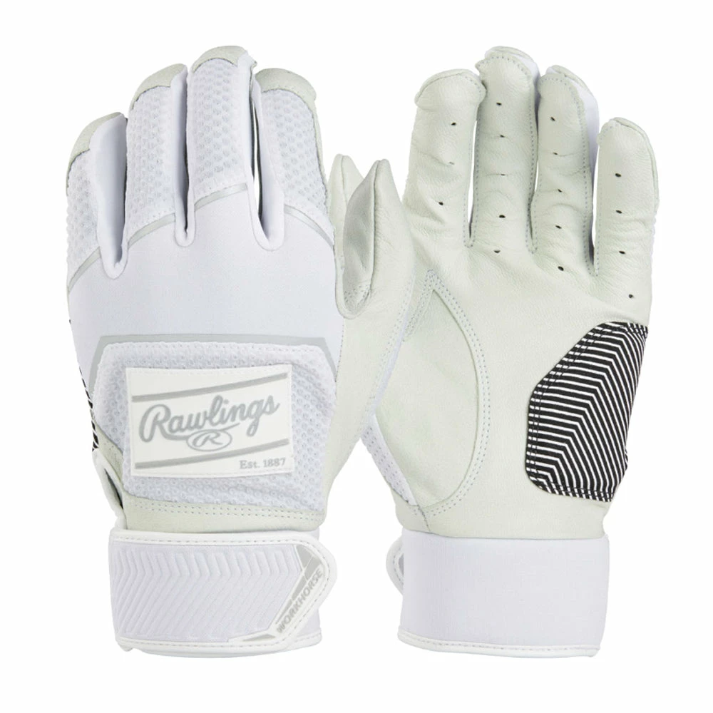 Rawlings Adult Workhorse Baseball Batting Gloves
